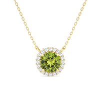 Collana Gazzola Gioielli Donna Amuleto in Oro giallo Peridoto GI-900-72-2-9-PD-BR-N-DEF-VS